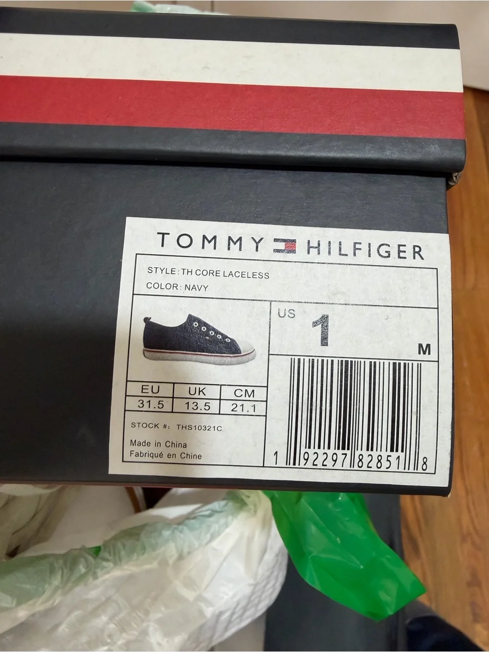 Tommy Hilfiger Kids Laceless Sneakers
